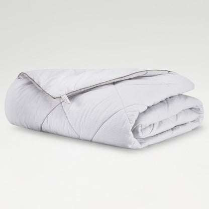 Zephyr 100% Cotton Double Quilt, 233 TC, Solid, White