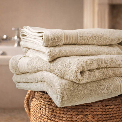 Organic Organic Cotton Bath Towel, 640 GSM, Solid, Taupe