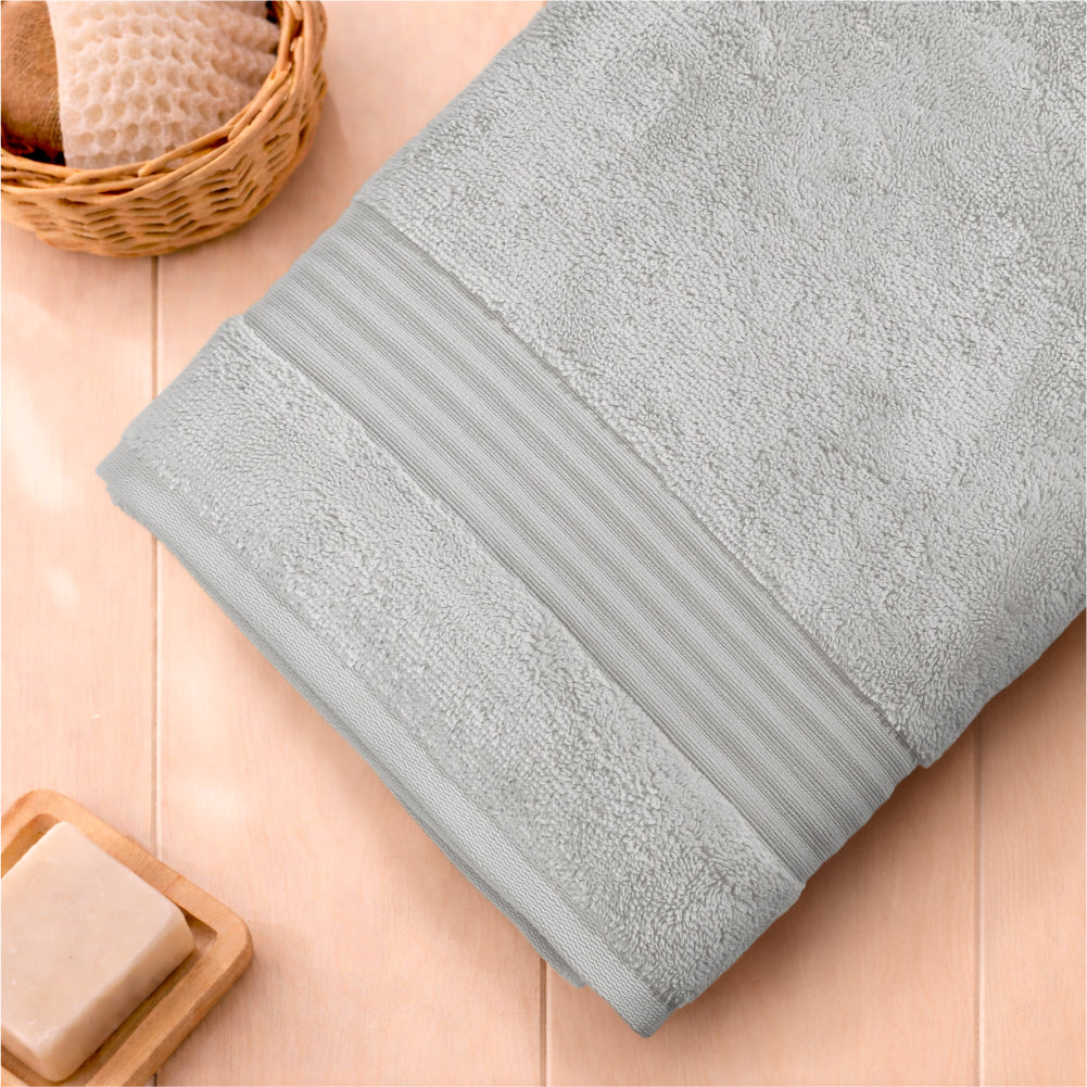 Organic Organic Cotton Bath Towel, 640 GSM, Solid, Blue