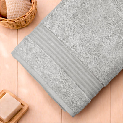 Organic Organic Cotton Bath Towel, 640 GSM, Solid, Blue