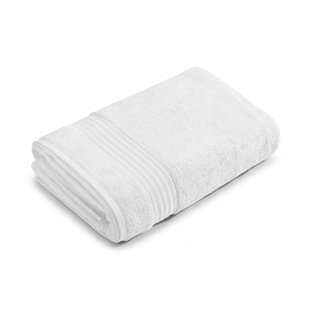 Organic Organic Cotton Bath Towel, 640 GSM, Solid, White