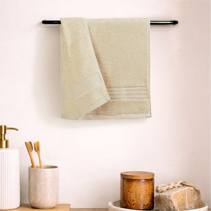 Organic Organic Cotton Hand Towel, 640 GSM, Solid, Taupe