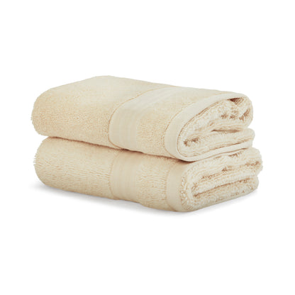 Organic Organic Cotton Hand Towel, 640 GSM, Solid, Taupe