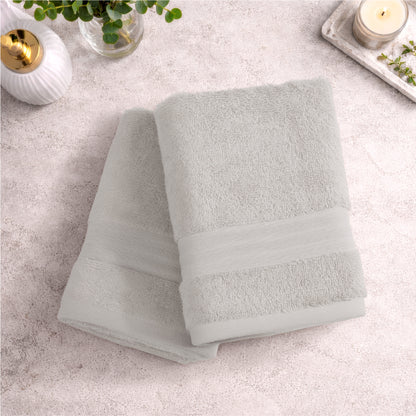 Organic Organic Cotton Hand Towel, 640 GSM, Solid, Blue