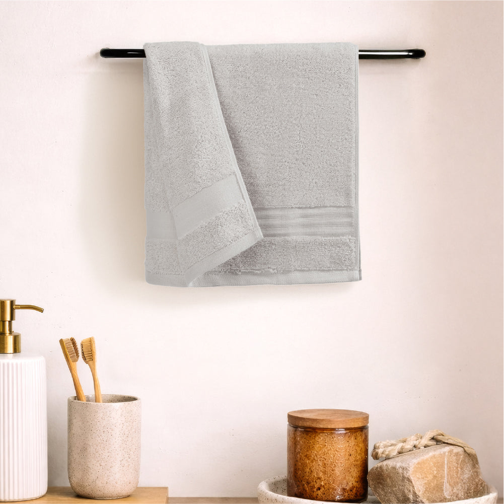 Organic Organic Cotton Hand Towel, 640 GSM, Solid, Blue