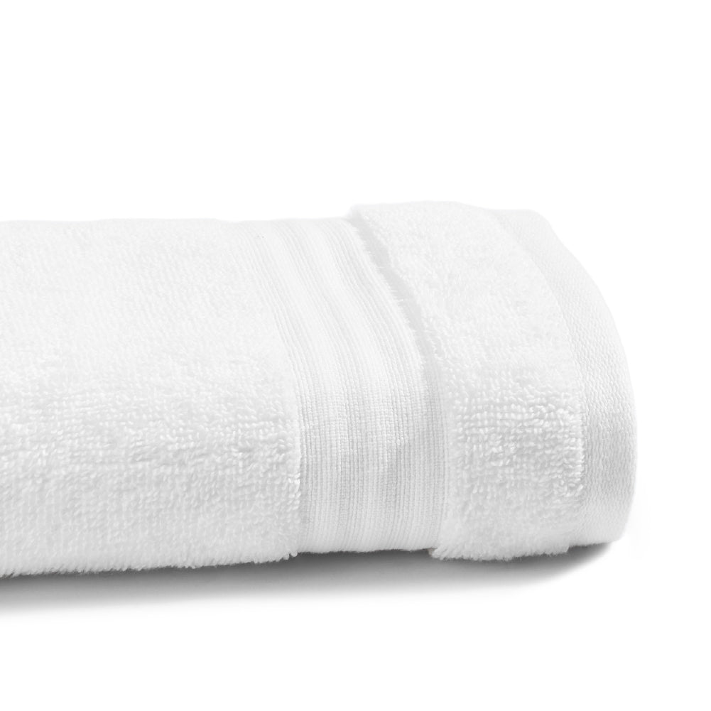 Organic Organic Cotton Hand Towel, 640 GSM, Solid, White