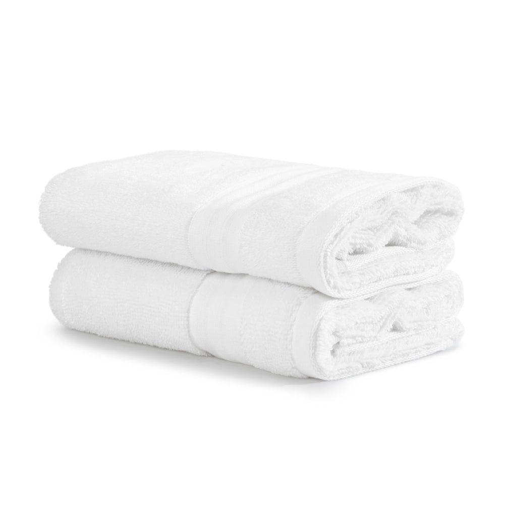Organic Organic Cotton Hand Towel, 640 GSM, Solid, White