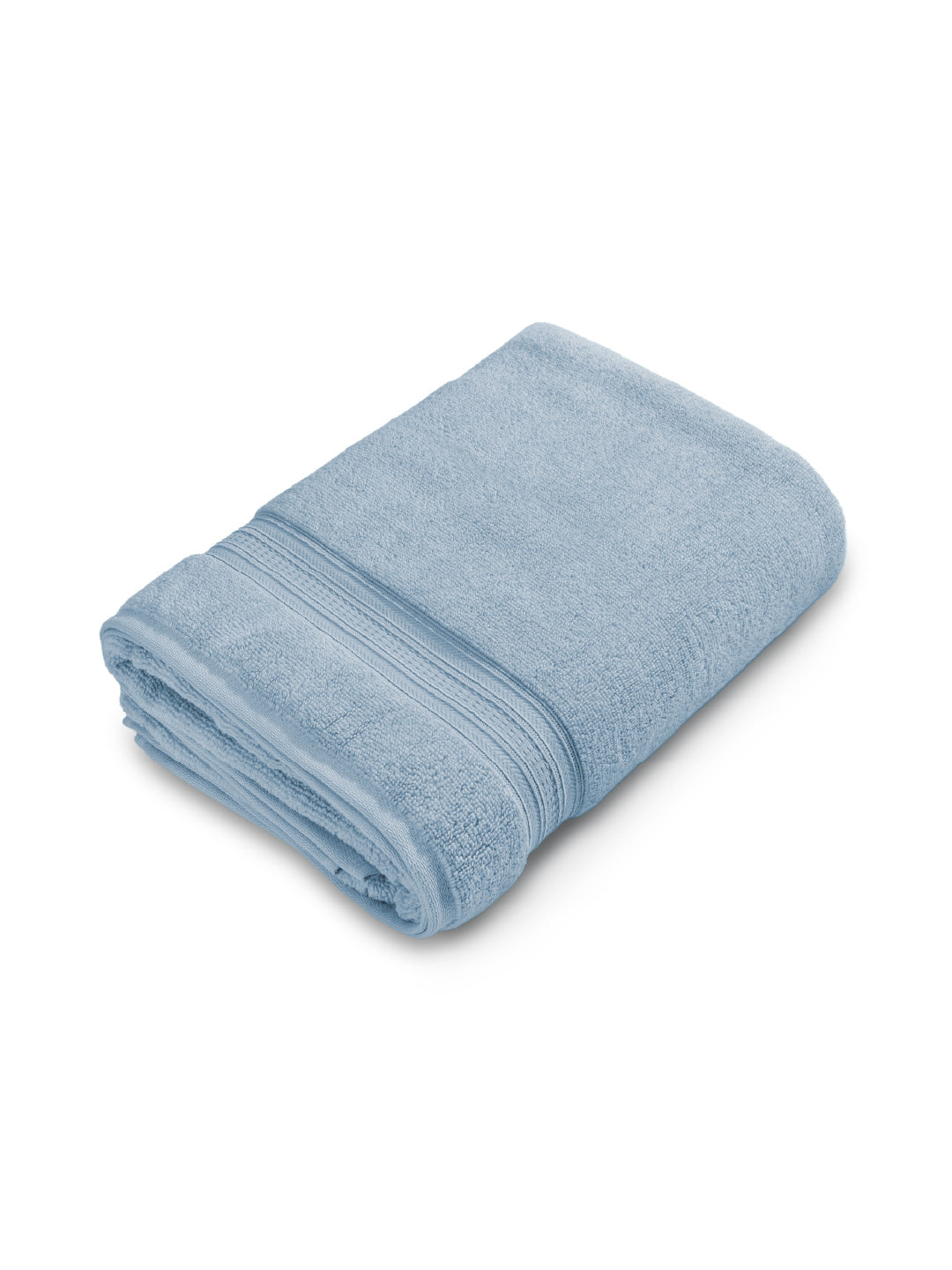 Opulent 100% Cotton Bath Towel, 550 GSM, Solid, Blue