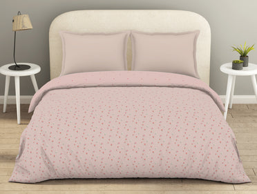 Essential 144 TC Pink Floral Duvet Cover