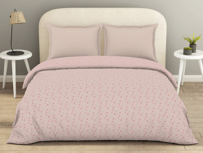 Essential 144 TC Pink Floral Duvet Cover