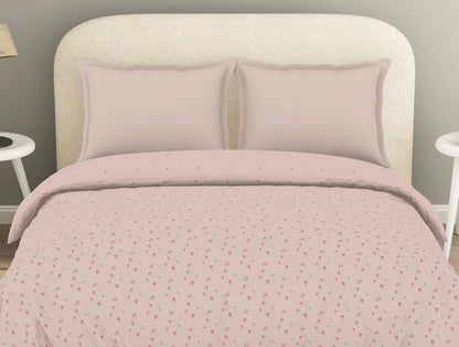 Essential 144 TC Pink Floral Duvet Cover