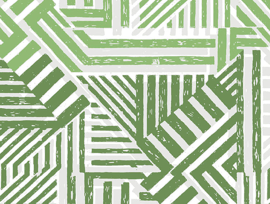 Essentials 100% Cotton  Fitted King Bedsheet, 144 TC, Geometric, Light Aqua