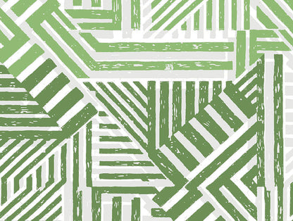 Essentials 100% Cotton  Fitted King Bedsheet, 144 TC, Geometric, Light Aqua