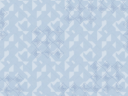 Essentials Premium Cotton Viscose  Large Bedsheet, 138 TC, Geometric, Dark Pink