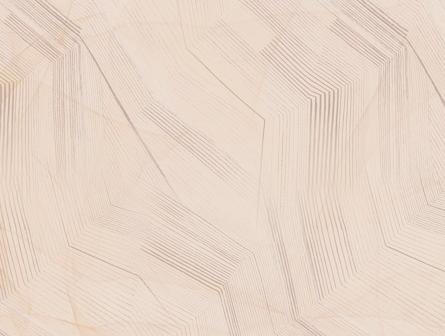 Essentials 100 % Cotton  Large Bedsheet, 180 TC, Geometric, Beige