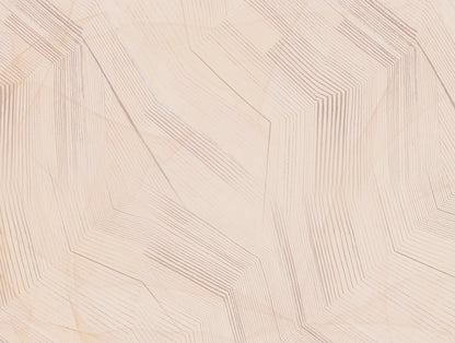 Essentials 100 % Cotton  Large Bedsheet, 180 TC, Geometric, Beige