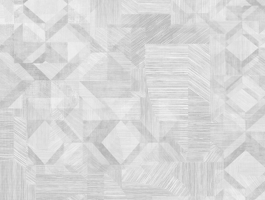 Essentials Premium 100 % Cotton  Large Bedsheet, 180 TC, Geometric, Grey