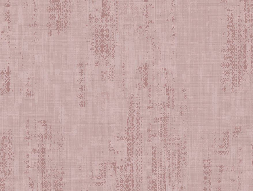 Essentials Premium 100 % Cotton  Large Bedsheet, 180 TC, Geometric, Blush