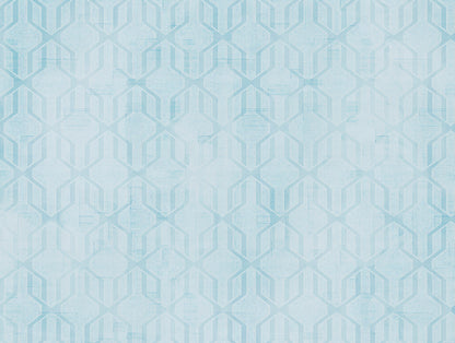 Essentials Premium 100 % Cotton  Large Bedsheet, 180 TC, Geometric, Light Green