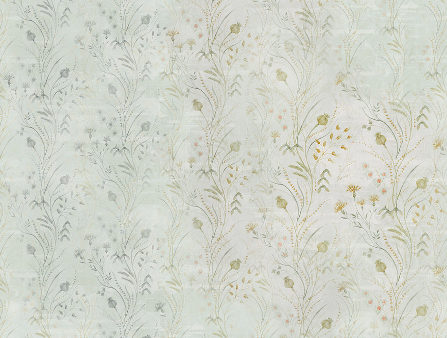 Innovations Hygro Cotton  Large Bedsheet, 210 TC, Floral, White