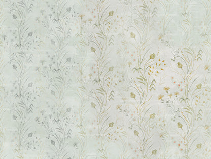 Innovations Hygro Cotton  Large Bedsheet, 210 TC, Floral, White