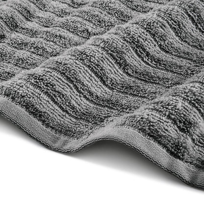 Mellow 100% Cotton Bath Towel, 350 GSM, Solid, Dark Grey