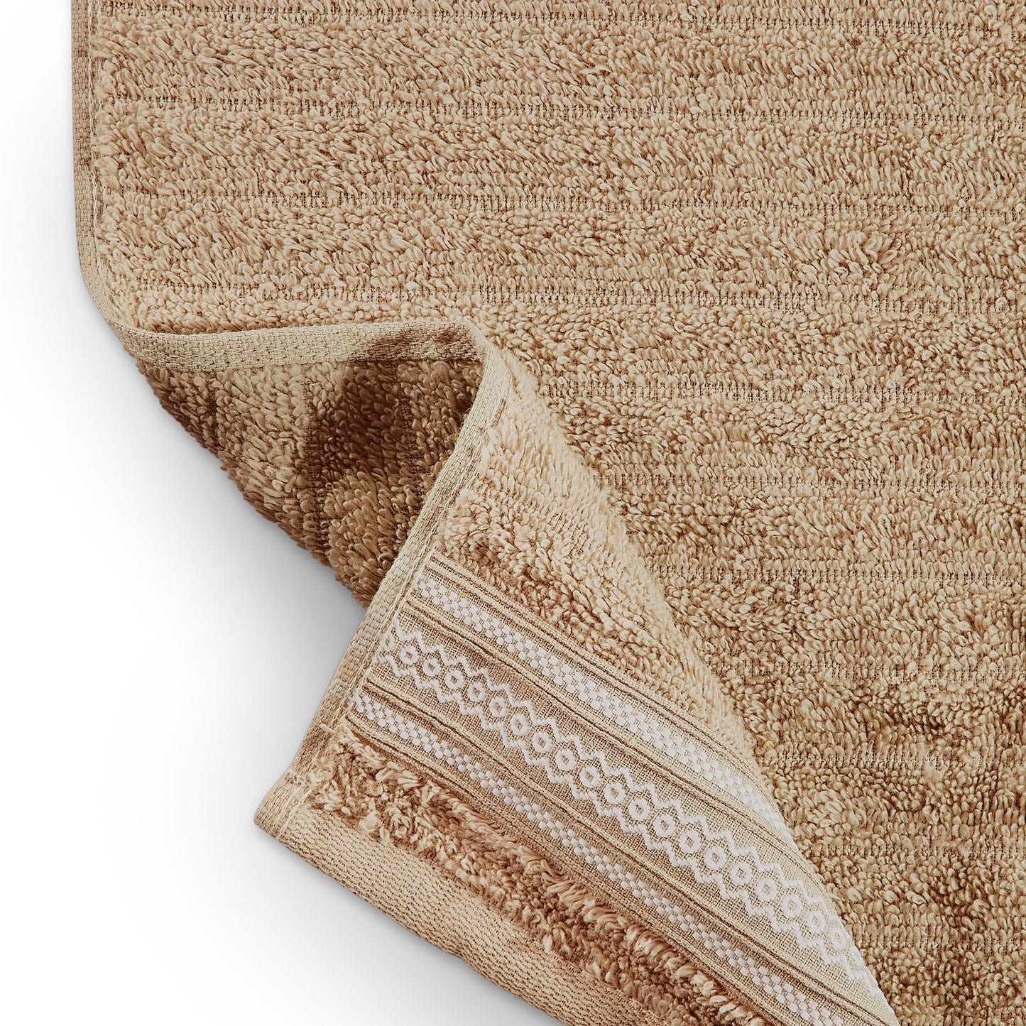 Mellow 100% Cotton Bath Towel, 350 GSM, Solid, Light Brown