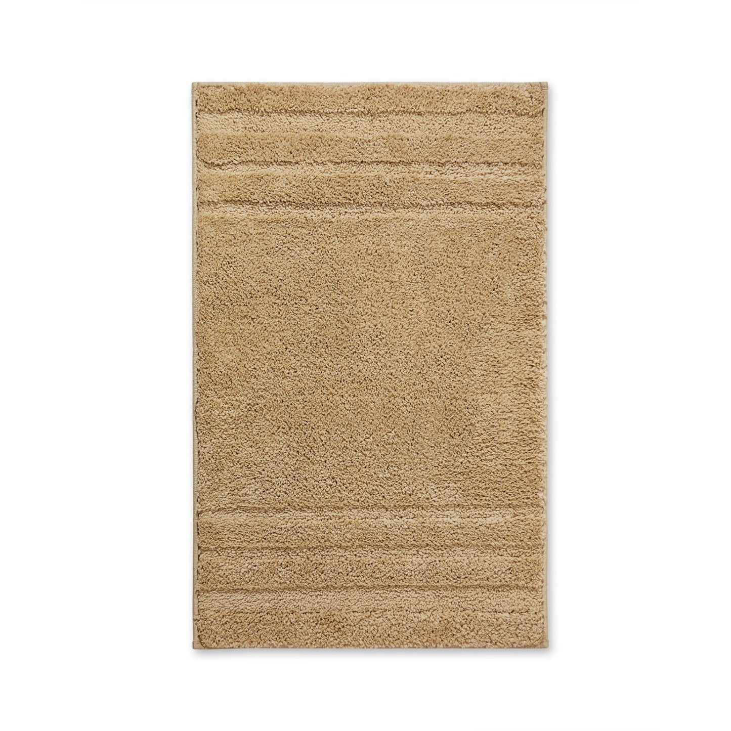 Airsoft Polyester Small Bath Mat, 1552 GSM, Solid, Yellow