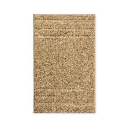 Airsoft Polyester Small Bath Mat, 1552 GSM, Solid, Yellow