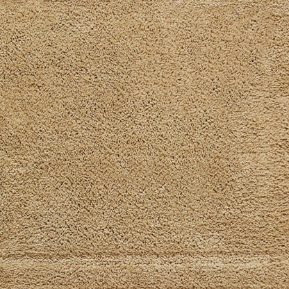 Airsoft Polyester Small Bath Mat, 1552 GSM, Solid, Yellow