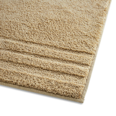 Airsoft Polyester Large Bath Mat, 1539 GSM, Solid, Yellow