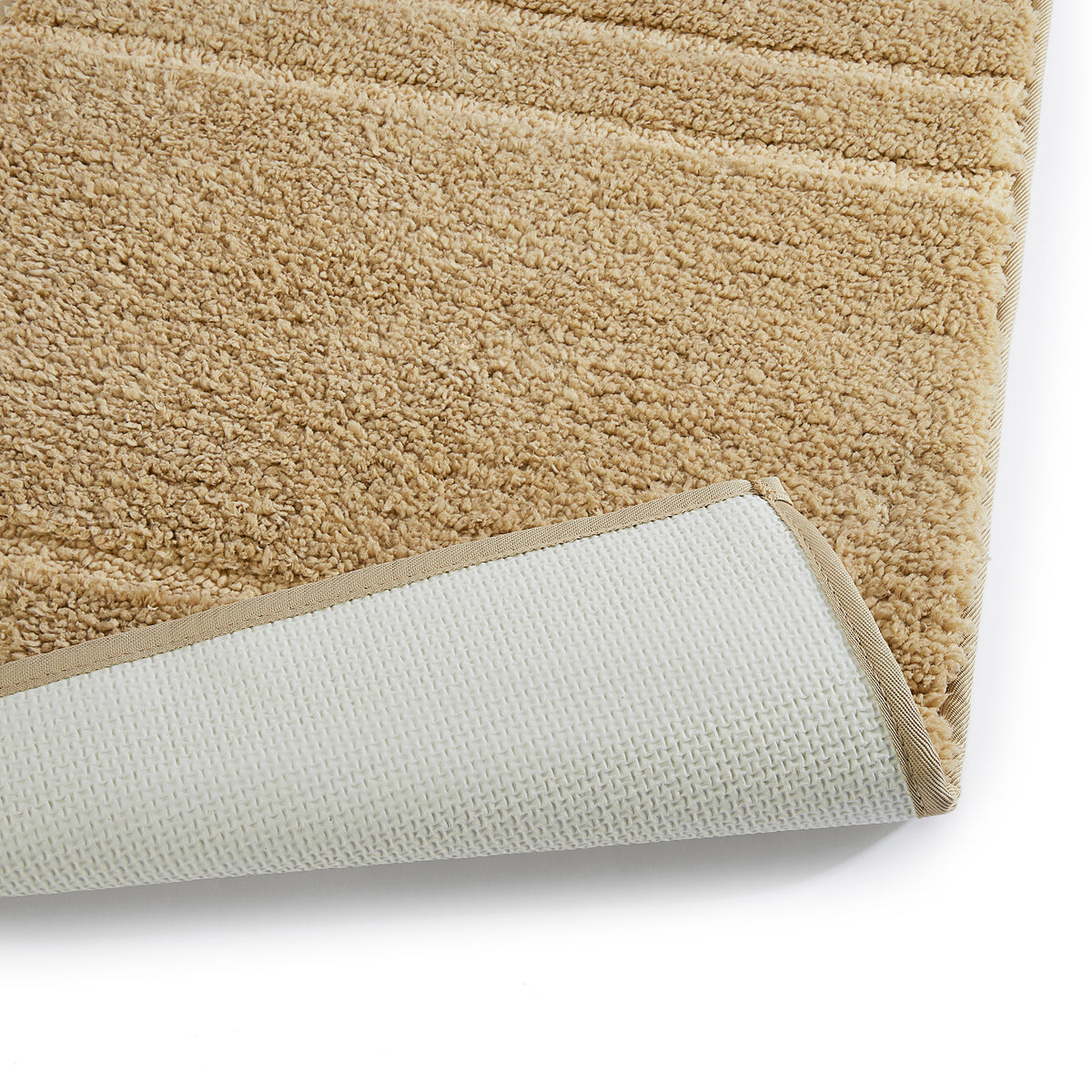 Airsoft Polyester Large Bath Mat, 1539 GSM, Solid, Yellow
