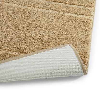 Airsoft Polyester Large Bath Mat, 1539 GSM, Solid, Yellow