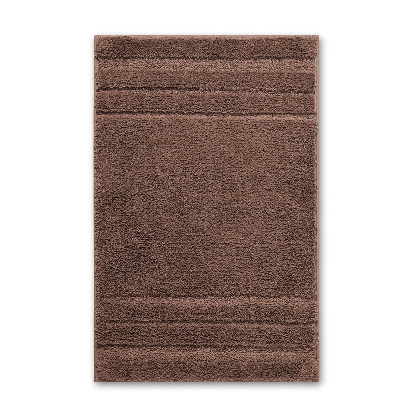 Airsoft Polyester Large Bath Mat, 1539 GSM, Solid, Dark Brown