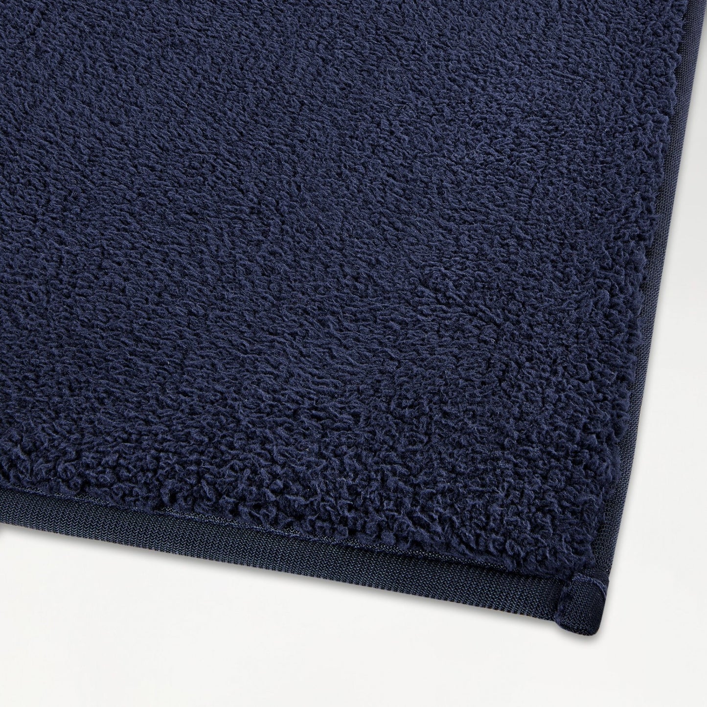 Swift Flow Polyester Small Bath Mat, 1677 GSM, Solid, Navy