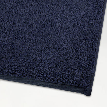 Swift Flow Polyester Small Bath Mat, 1677 GSM, Solid, Navy