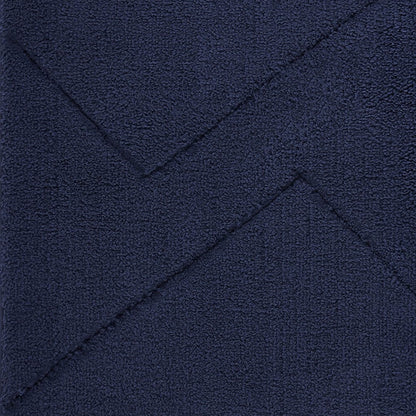 Swift Flow Polyester Small Bath Mat, 1677 GSM, Solid, Navy
