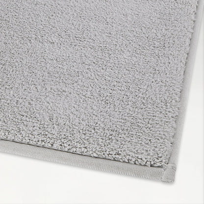 Swift Flow Polyester Small Bath Mat, 1677 GSM, Solid, Silver