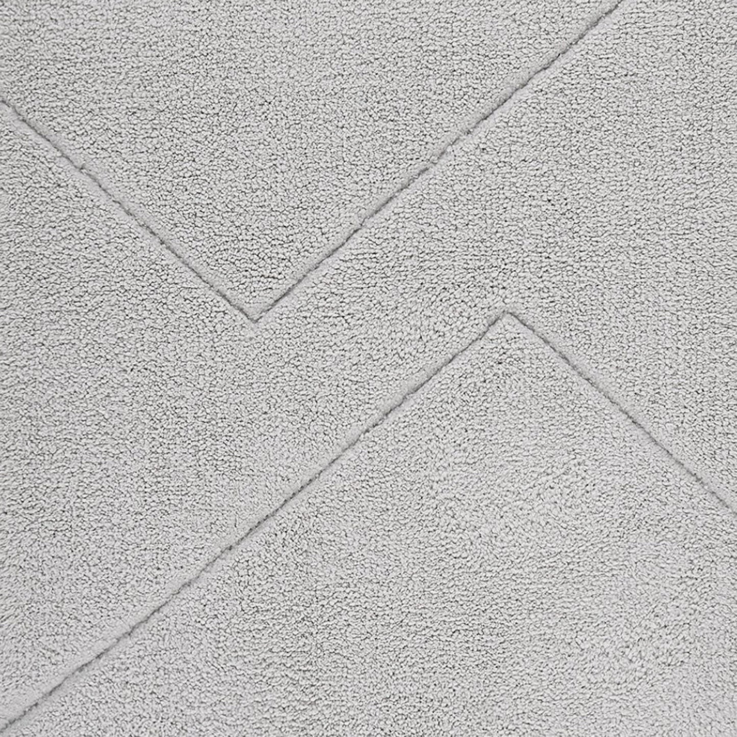 Swift Flow Polyester Small Bath Mat, 1677 GSM, Solid, Silver