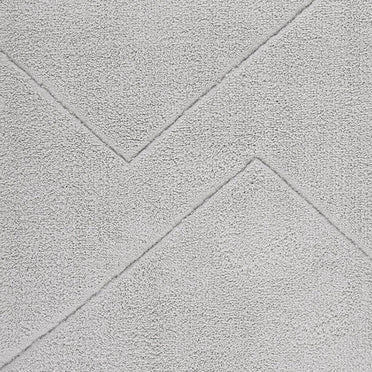Swift Flow Polyester Small Bath Mat, 1677 GSM, Solid, Silver