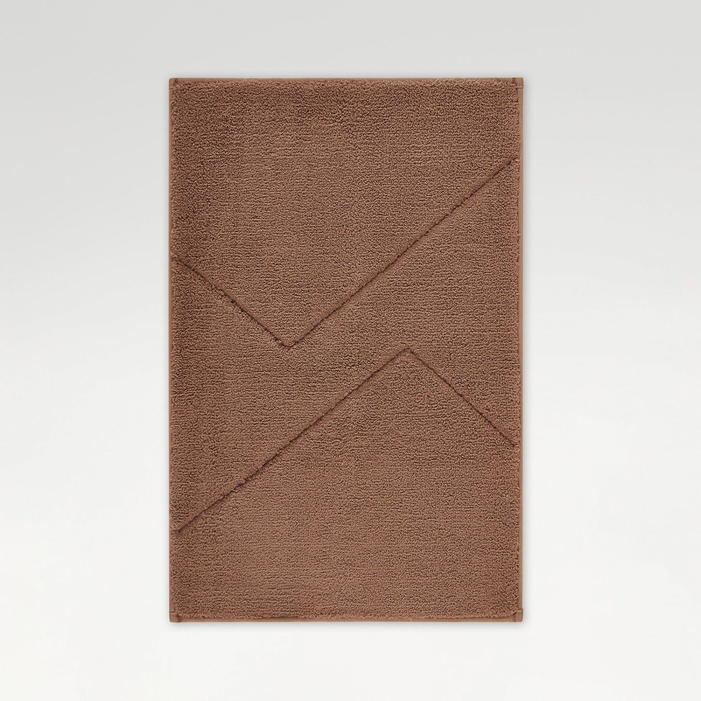 Swift Flow Polyester Small Bath Mat, 1677 GSM, Solid, Dark Brown