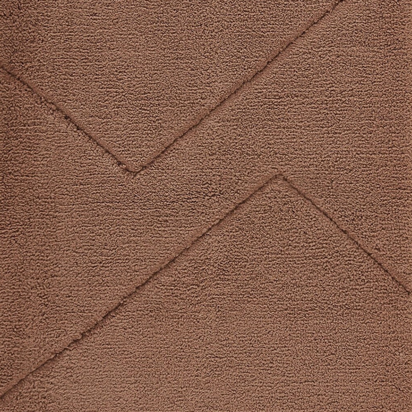 Swift Flow Polyester Small Bath Mat, 1677 GSM, Solid, Dark Brown