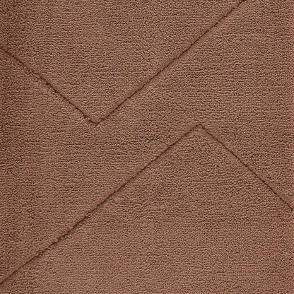 Swift Flow Polyester Small Bath Mat, 1677 GSM, Solid, Dark Brown