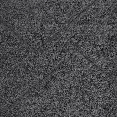 Swift Flow Polyester Small Bath Mat, 1677 GSM, Solid, Light Grey