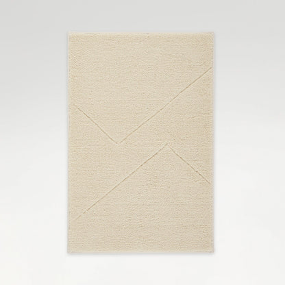 Swift Flow Polyester Small Bath Mat, 1677 GSM, Solid, Light Brown