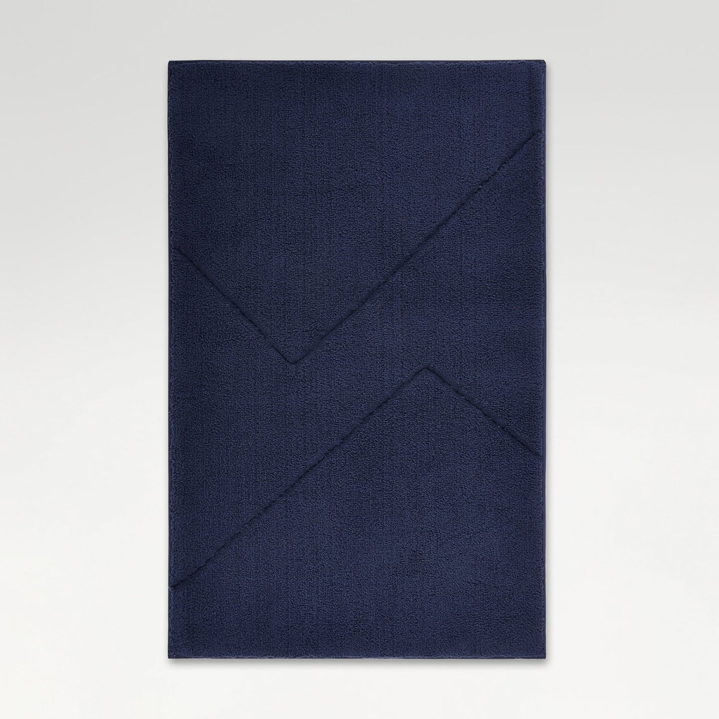 Swift Flow Polyester Large Bath Mat, 1659 GSM, Solid, Navy