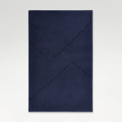 Swift Flow Polyester Large Bath Mat, 1659 GSM, Solid, Navy
