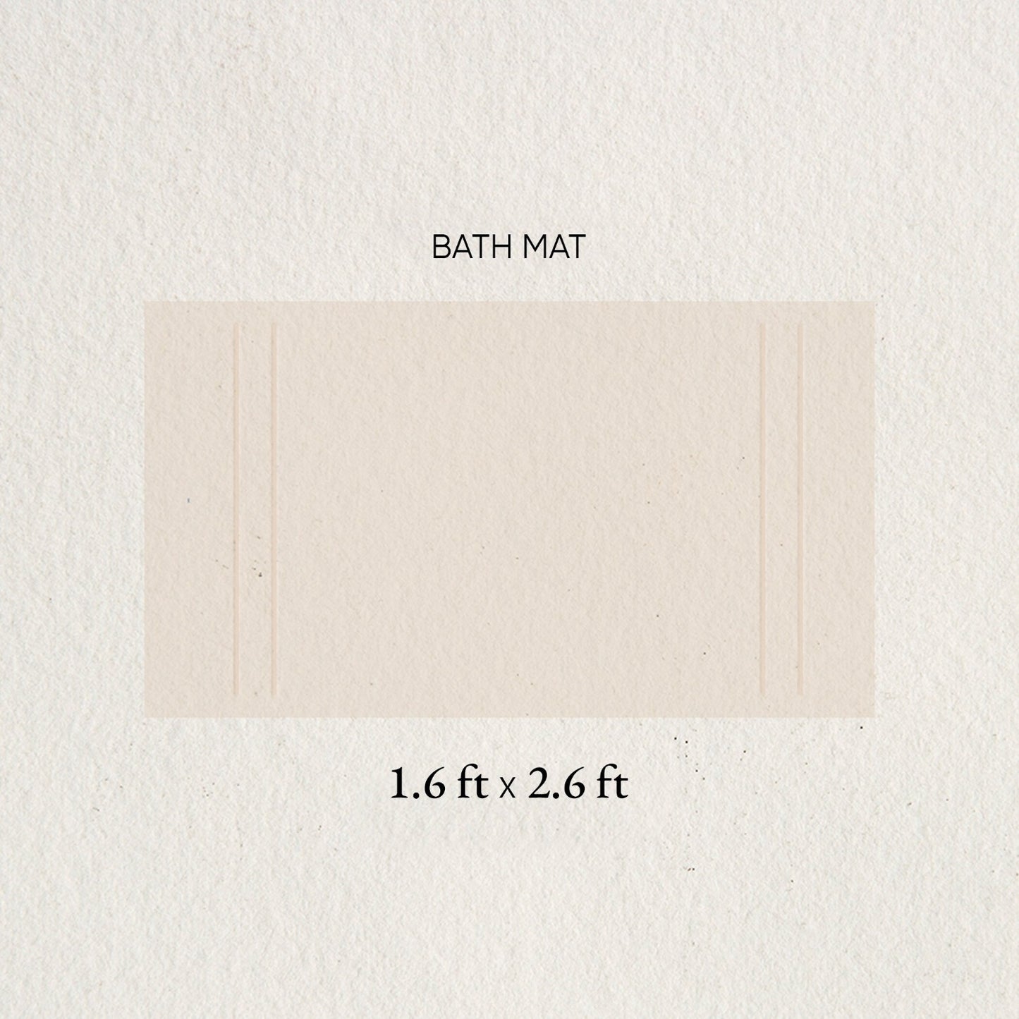 Swift Flow Polyester Large Bath Mat, 1659 GSM, Solid, Navy