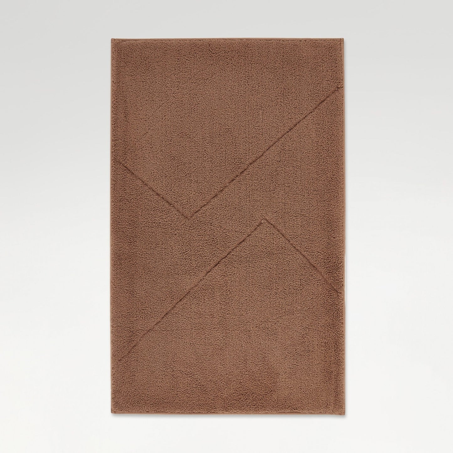 Swift Flow Polyester Large Bath Mat, 1659 GSM, Solid, Dark Brown