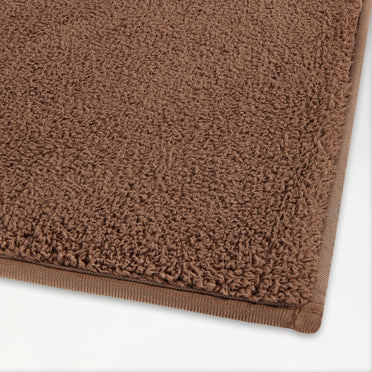 Swift Flow Polyester Large Bath Mat, 1659 GSM, Solid, Dark Brown